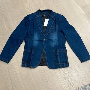 Mens Jean blazer